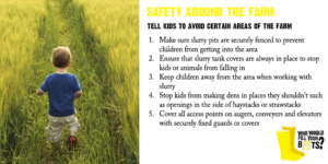 Safety around the farm twitter card