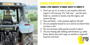 using equipment safely twitter card