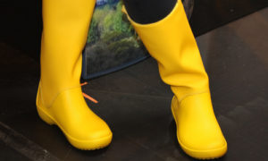 Yellow wellies